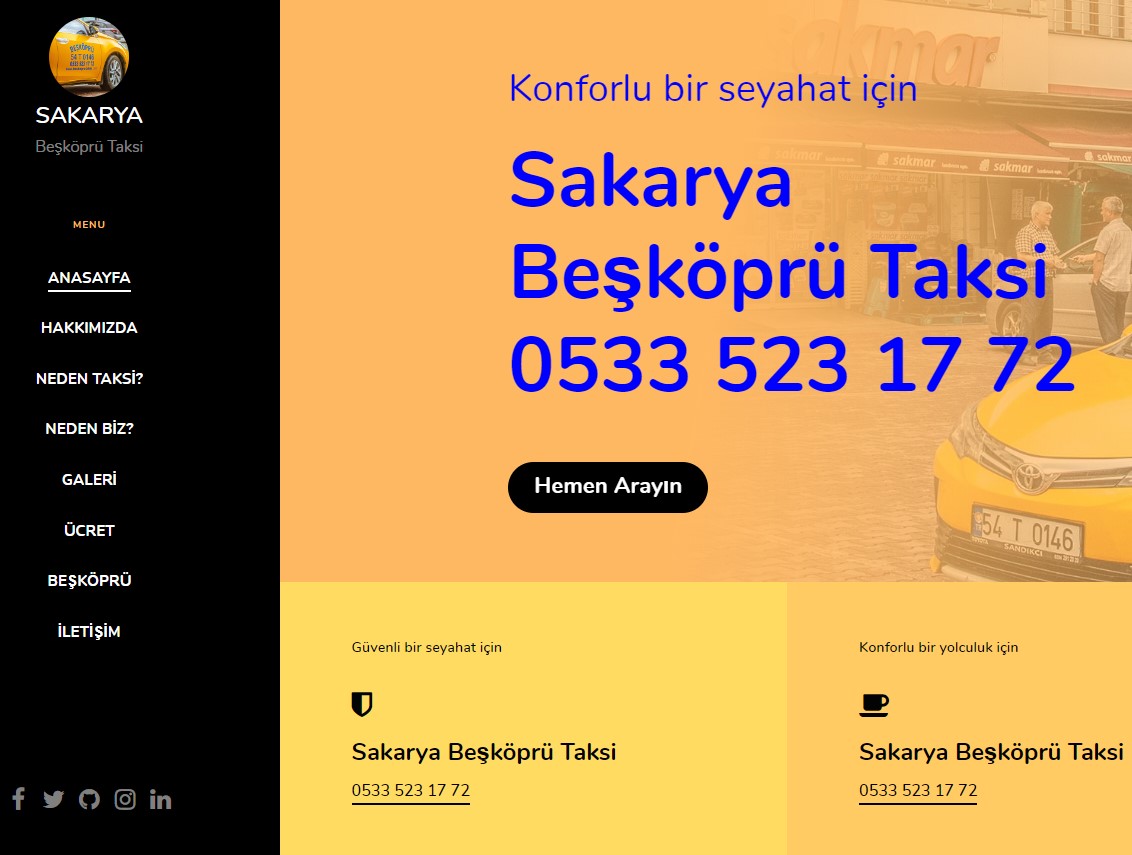 Sakarya Beşköprü Taksi